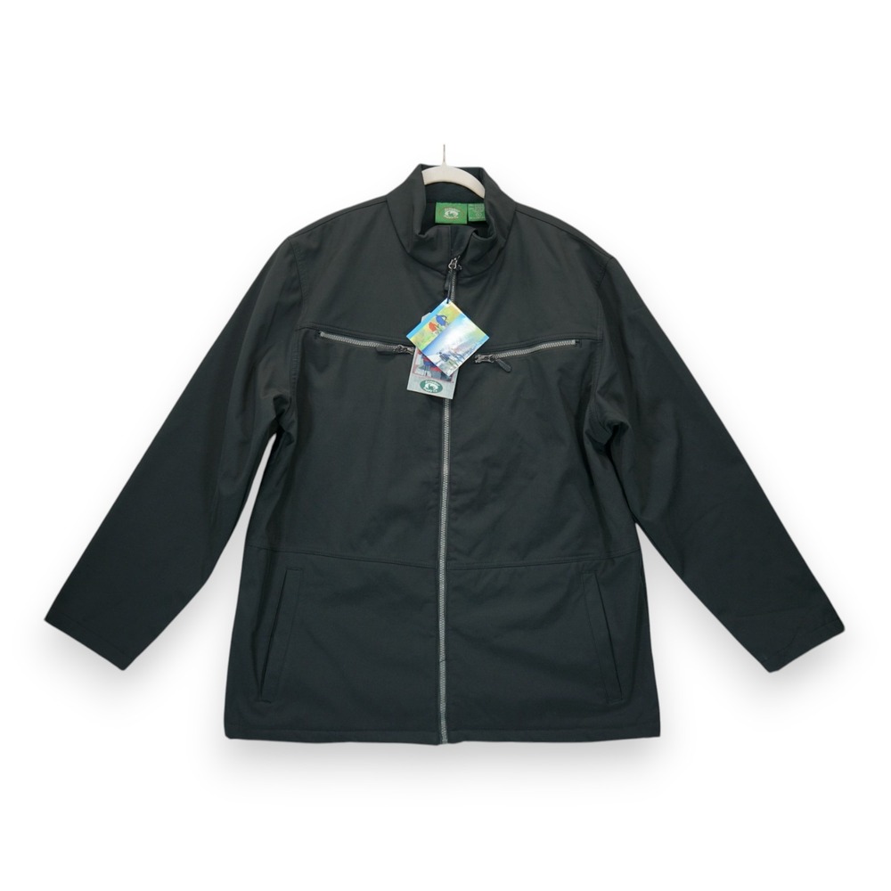 NWT Stillwater‎ Supply Co Jacket Mens XL Black Water Resistant Full Zip MSRP $85